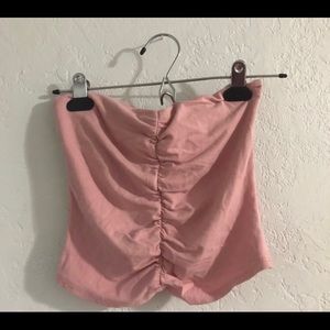 Pink tube top